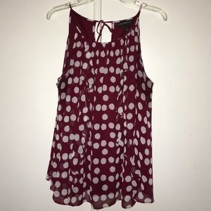 Flowing chiffon swing tank